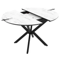 Masă de bucătărie extensibilă Magnus Dobok MDF/ White photo 3