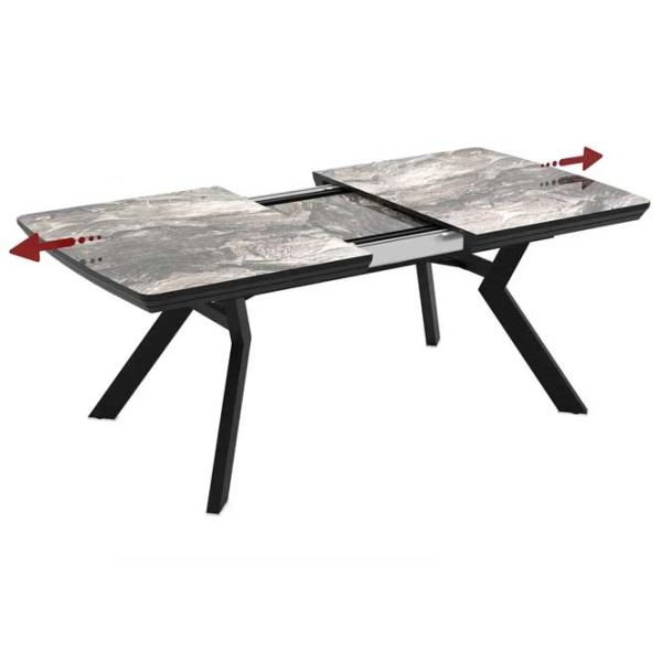 Masă de bucătărie extensibilă Magnus Robat MDF/ Gray photo 4