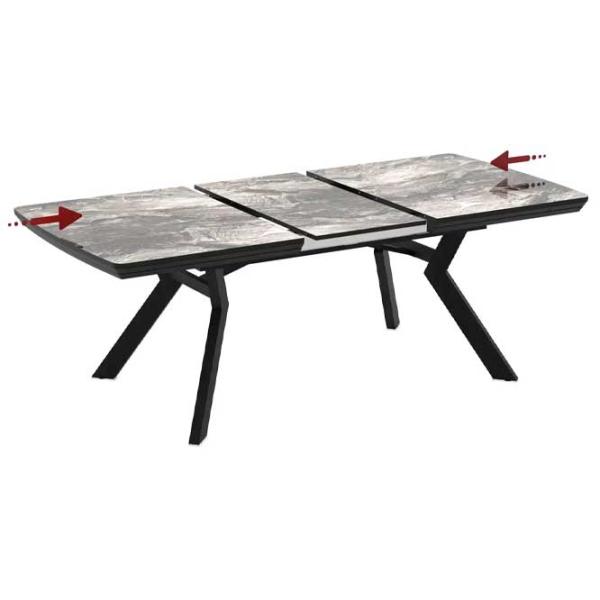 Masă de bucătărie extensibilă Magnus Robat MDF/ Gray photo 5