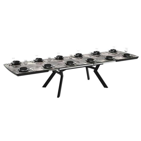 Masă de bucătărie extensibilă Magnus Robat MDF/ Gray photo 6
