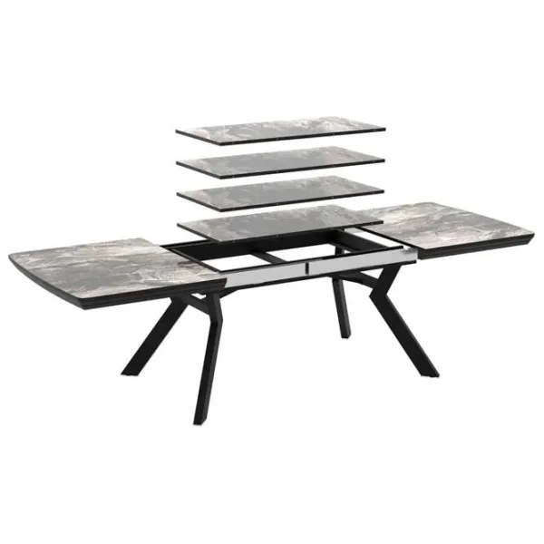 Masă de bucătărie extensibilă Magnus Robat MDF/ Gray photo 7