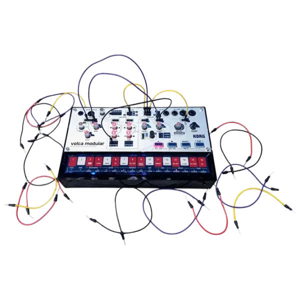 Sintetizator digital Korg Volca Modular 16 clape / 1 voce / Plastic / Blue photo 3