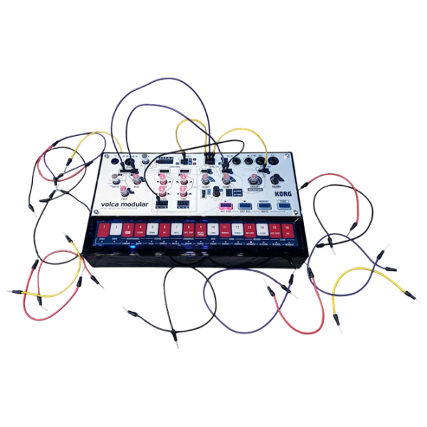 Sintetizator digital Korg Volca Modular 16 clape / 1 voce / Plastic / Blue photo 3