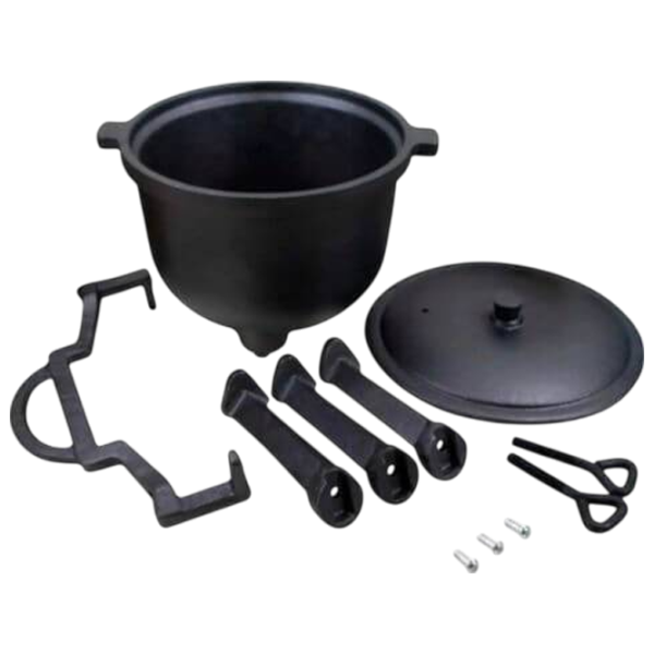 Котел Tehno MS 58868 8л / Чугун / Черный photo 2