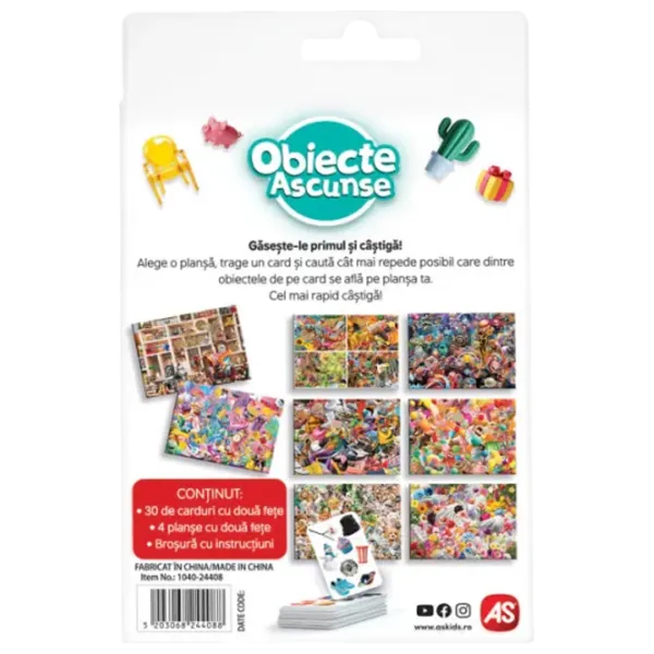 Настольная игра As Obiecte Ascunse 6+/ Игральные карты photo 2