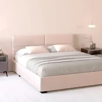 Кровать My-Style my-Lori 160 x 200 см / Фанера / Светло-розовый photo 2
