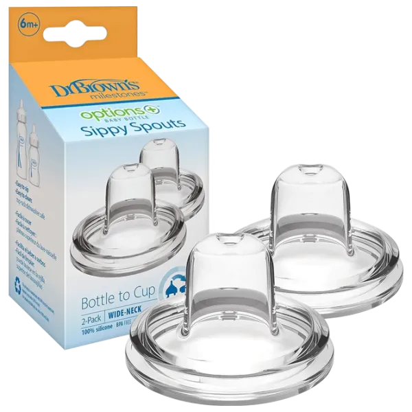 Tetină pentru biberon Dr. Brown's Options+ Unisex / 0.15l / Transparent photo 3