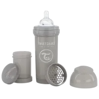 Бутылочка для кормления Ugrow Twistshake Унисекс / 0.33л / Grey