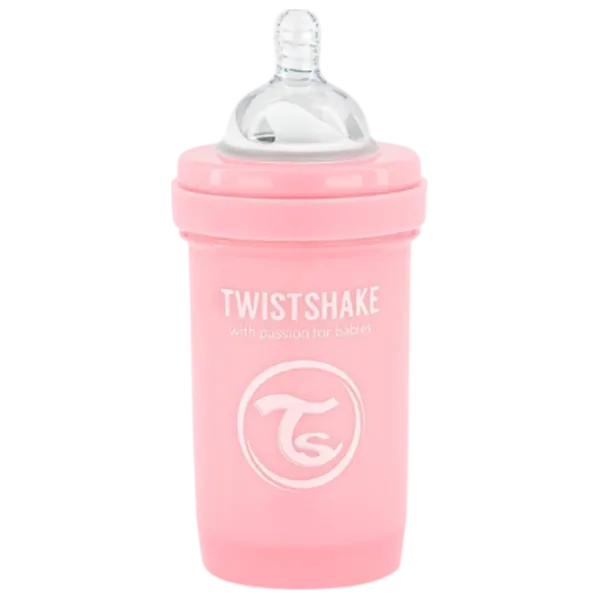 Бутылочка для кормления Ugrow Twistshake Для девочек / 0.26л / Розовый photo 4