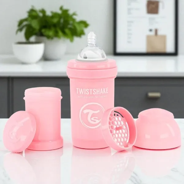 Бутылочка для кормления Ugrow Twistshake Для девочек / 0.26л / Розовый photo 5
