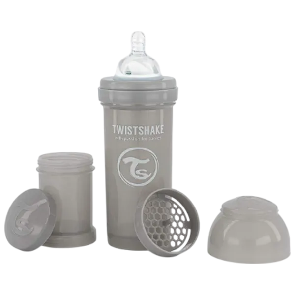 Biberon Ugrow Twistshake Unisex / 0.26l / Grey photo 1