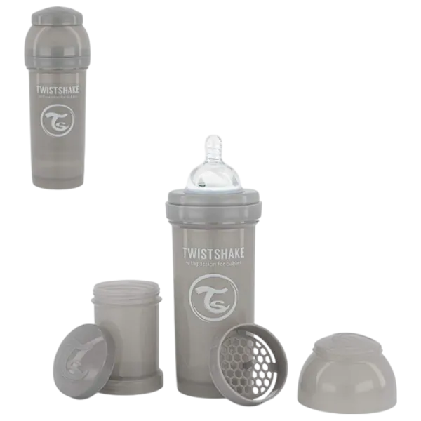 Biberon Ugrow Twistshake Unisex / 0.26l / Grey photo 3