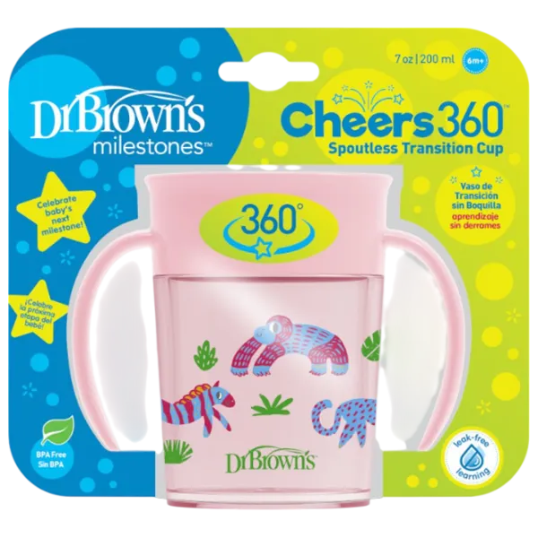 Набор бутылок Dr. Brown's Cheer Jungle Унисекс / 0.25л / Розовый photo 7 Набор бутылок Dr. Brown's Cheer Jungle Унисекс / 0.25л / Розовый photo 7