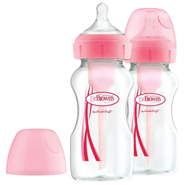 Biberon Dr. Brown's Options+ Pentru fetițe / 0.27l / Transparent photo 1