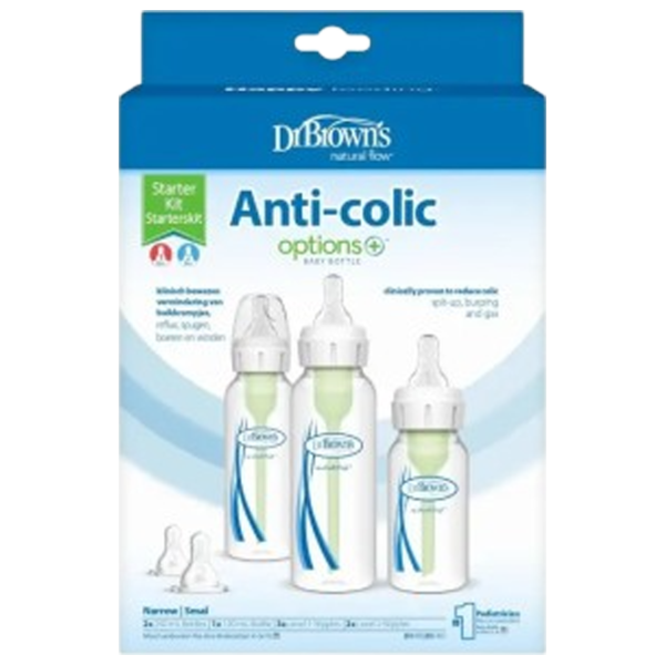 Set biberoane Dr. Brown's Options+ Starter Kit Unisex / 0.12l / Transparent photo 2
