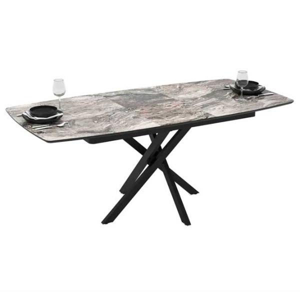 Masă de bucătărie extensibilă Magnus FILIS 145 MDF/ Black photo 5 Masă de bucătărie extensibilă Magnus FILIS 145 MDF/ Black photo 5