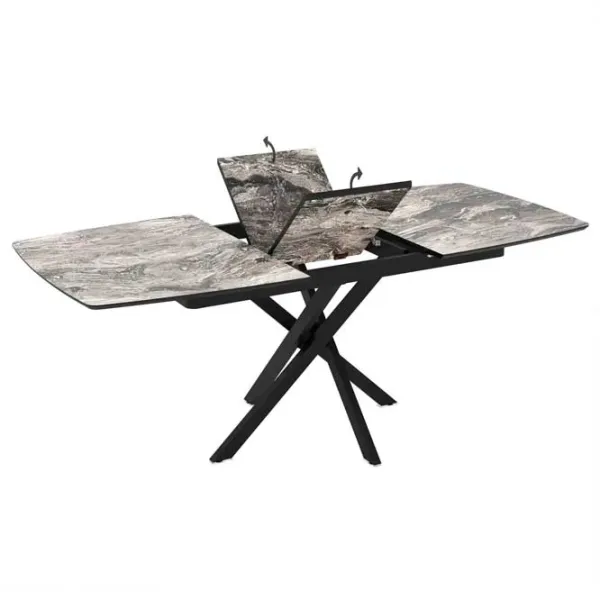 Masă de bucătărie extensibilă Magnus FILIS 145 MDF/ Black photo 6 Masă de bucătărie extensibilă Magnus FILIS 145 MDF/ Black photo 6