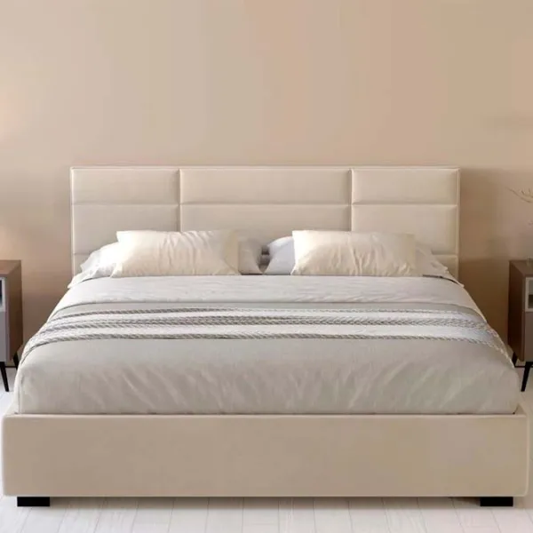 Кровать My-Style my-Lara 200 x 200 см / Фанера / Кремовый photo 6