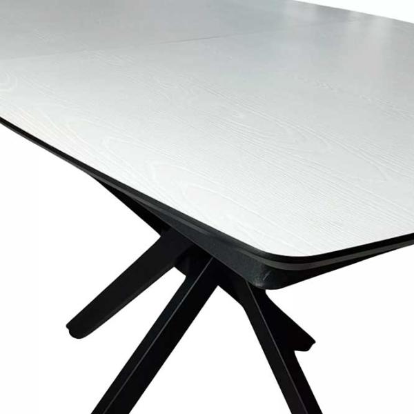 Masă de bucătărie extensibilă Magnus FILIS 145 MDF/ Black photo 3