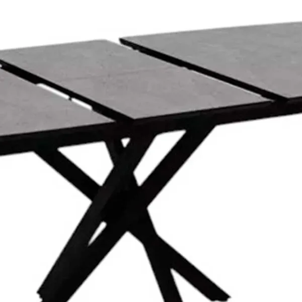 Masă de bucătărie extensibilă Magnus FILIS 145 MDF/ Black photo 4