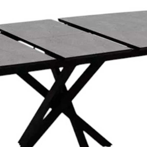 Masă de bucătărie extensibilă Magnus FILIS 145 MDF/ Black photo 4