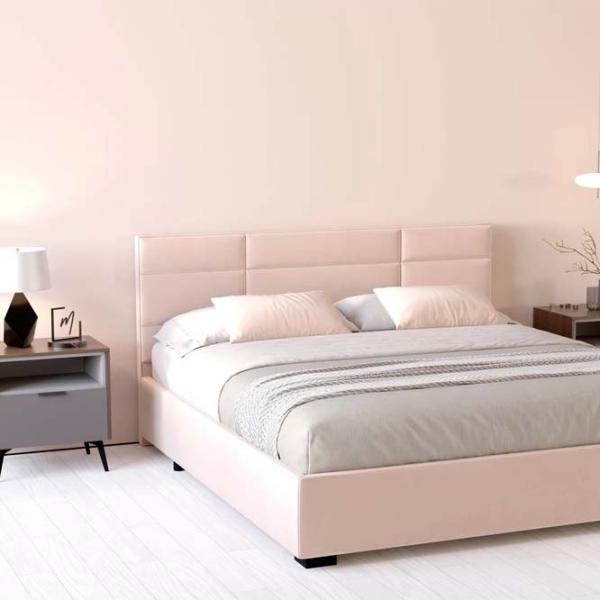 Кровать My-Style my-Lara 200 x 200 см / Фанера / Светло-розовый photo 5