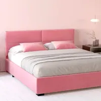 Кровать My-Style my-Lori 120 x 200 см / Фанера / Розовый photo 4