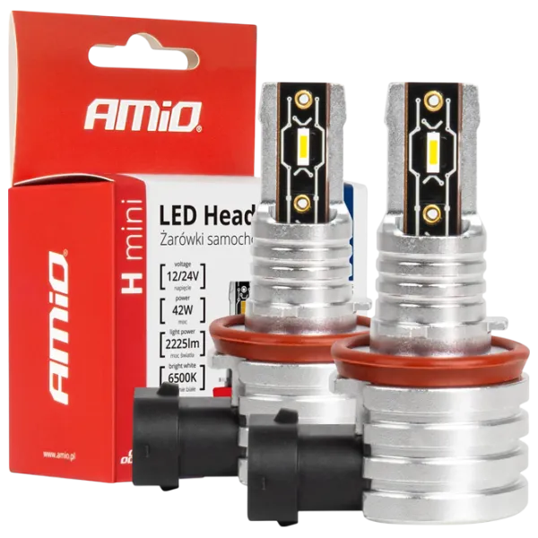 Lampă auto Amio 03333 LED / H9 / H-Mini / 42 W /  photo 1