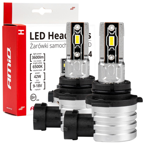Lampă auto Amio 03335 LED / 9006 / H-Mini / 42 W /  photo 1 Lampă auto Amio 03335 LED / 9006 / H-Mini / 42 W /  photo 1