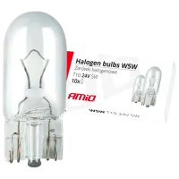 Lampă auto Amio 01002  Halogen / T10 / W2.1x9.5d / 5 W / 