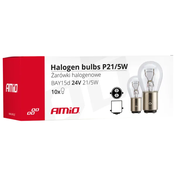 Lampă auto Amio 01007 Halogen / P21/5 / BAY15d / 5 W /  photo 1
