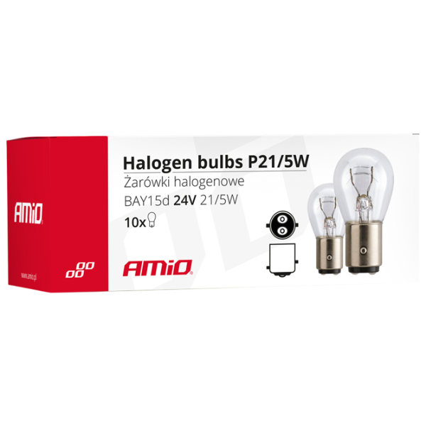 Lampă auto Amio 01007 Halogen / P21/5 / BAY15d / 5 W /  photo 1