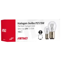 Lampă auto Amio 01007 Halogen / P21/5 / BAY15d / 5 W / 