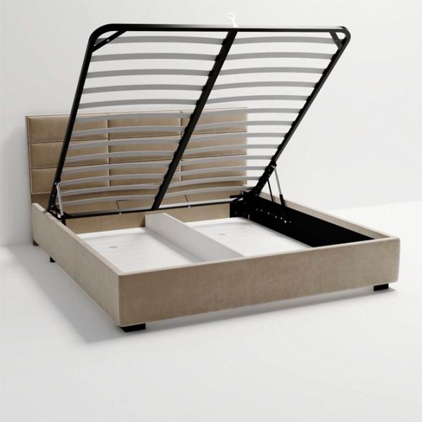 Кровать My-Style my-Nola 200 x 200 см / Фанера / Капучино photo 3