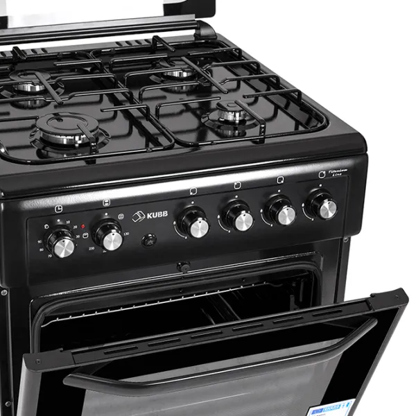 Aragaz KUBB TD7201MGALtK Pe gaz/ Black/ Argintiu photo 3
