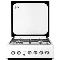 Aragaz KUBB TD7201MGALt Pe gaz/ White/ Black photo 3