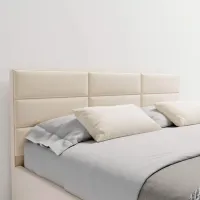Кровать My-Style my-Nola 200 x 200 см / Фанера / Кремовый photo 3