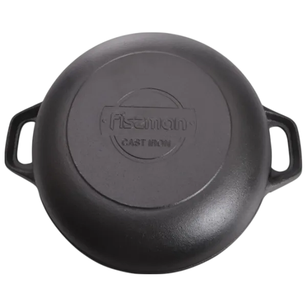 Tigaie Fissman Cast Iron 4144 Stewpan / 27 cm / Black photo 4 Tigaie Fissman Cast Iron 4144 Stewpan / 27 cm / Black photo 4