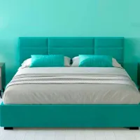 Кровать My-Style my-Lara 200 x 200 см / Фанера / Бирюзовый photo 7