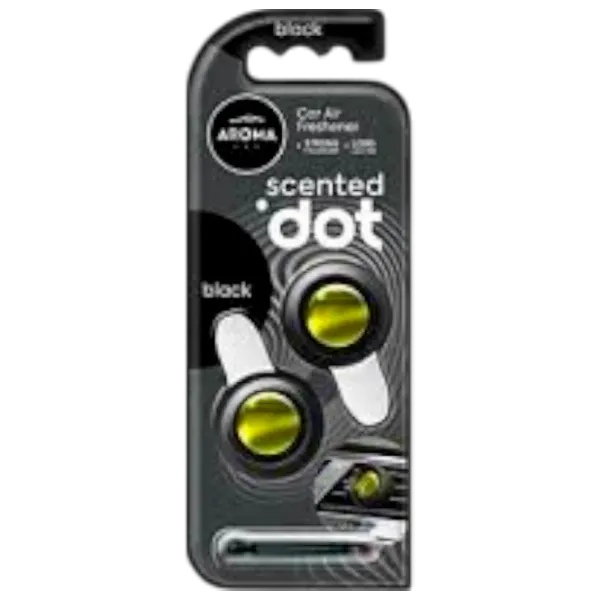 Ароматизатор для авто Aroma Car Membrana Double Dot Black / / на решетке вентиляции photo 1