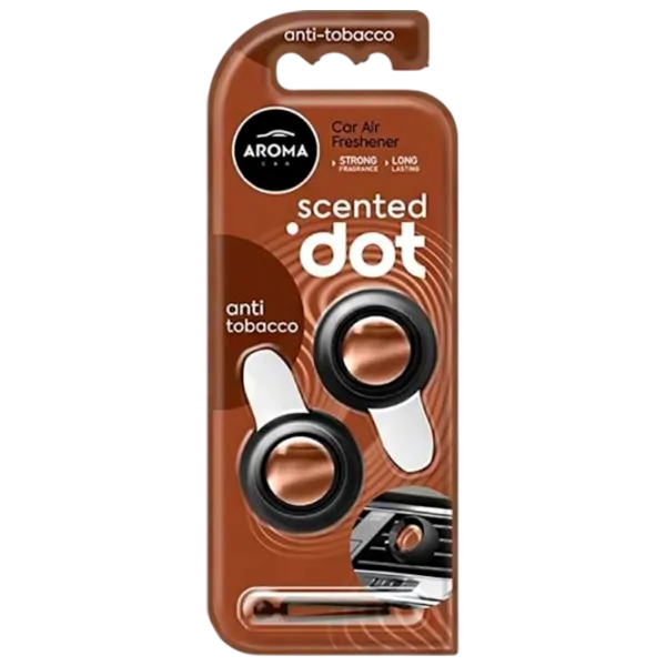 Ароматизатор для авто Aroma Car Membrana Double Dot Anti Tabacco / / на решетке вентиляции photo 1