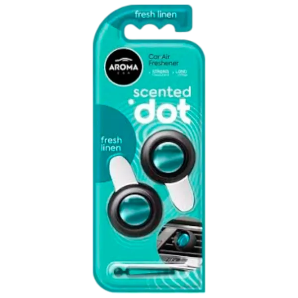 Ароматизатор для авто Aroma Car Membrana Double Dot Свежее белье / / на решетке вентиляции photo 1