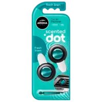 Ароматизатор для авто Aroma Car Membrana Double Dot Свежее белье / / на решетке вентиляции