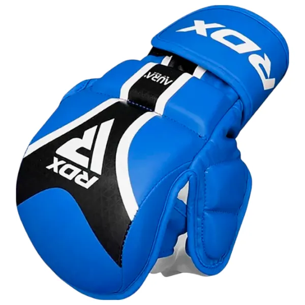 Mănuși de lupte RDX Aura Plus T-17 Grappling / Adult / XL / Blue photo 3 Mănuși de lupte RDX Aura Plus T-17 Grappling / Adult / XL / Blue photo 3