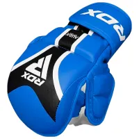 Боевые перчатки RDX Aura Plus T-17 Grappling / Взрослый / XL / Синий photo 3