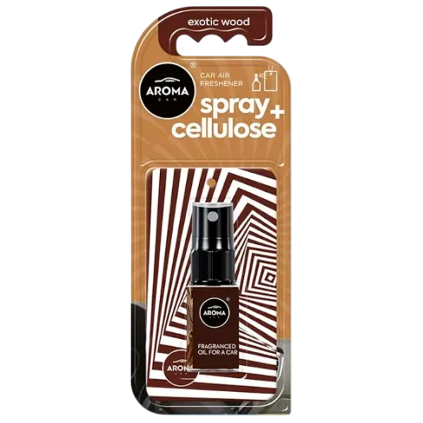Ароматизатор для авто Aroma Car Spray Cellulose Exotic Wood / 0.020л / спрей photo 1 Ароматизатор для авто Aroma Car Spray Cellulose Exotic Wood / 0.020л / спрей photo 1