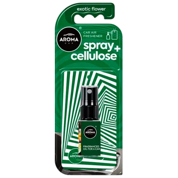 Aromatizator auto Aroma Car Spray Cellulose Exotic flower / 0.020l / spray photo 1 Aromatizator auto Aroma Car Spray Cellulose Exotic flower / 0.020l / spray photo 1