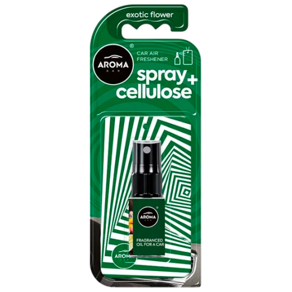Aromatizator auto Aroma Car Spray Cellulose Exotic flower / 0.020l / spray photo 1 Aromatizator auto Aroma Car Spray Cellulose Exotic flower / 0.020l / spray photo 1
