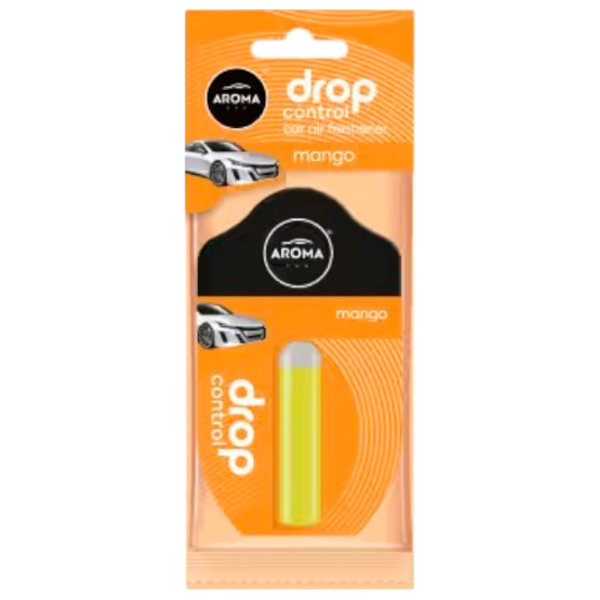 Aromatizator auto Aroma Car Drop Control Liquid Mango / 0.005l / pe oglindă photo 1
