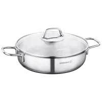 Сковорода Korkmaz Perla A1658 Сотейник / 24 см / Серебряный